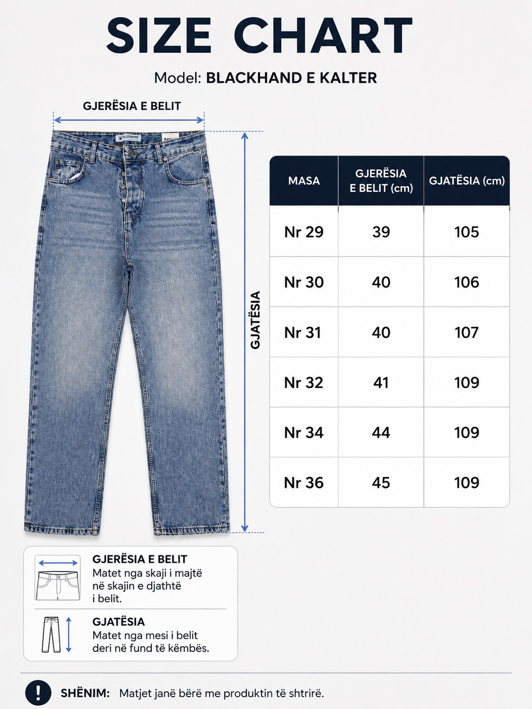 Blue Drift Baggy Jeans