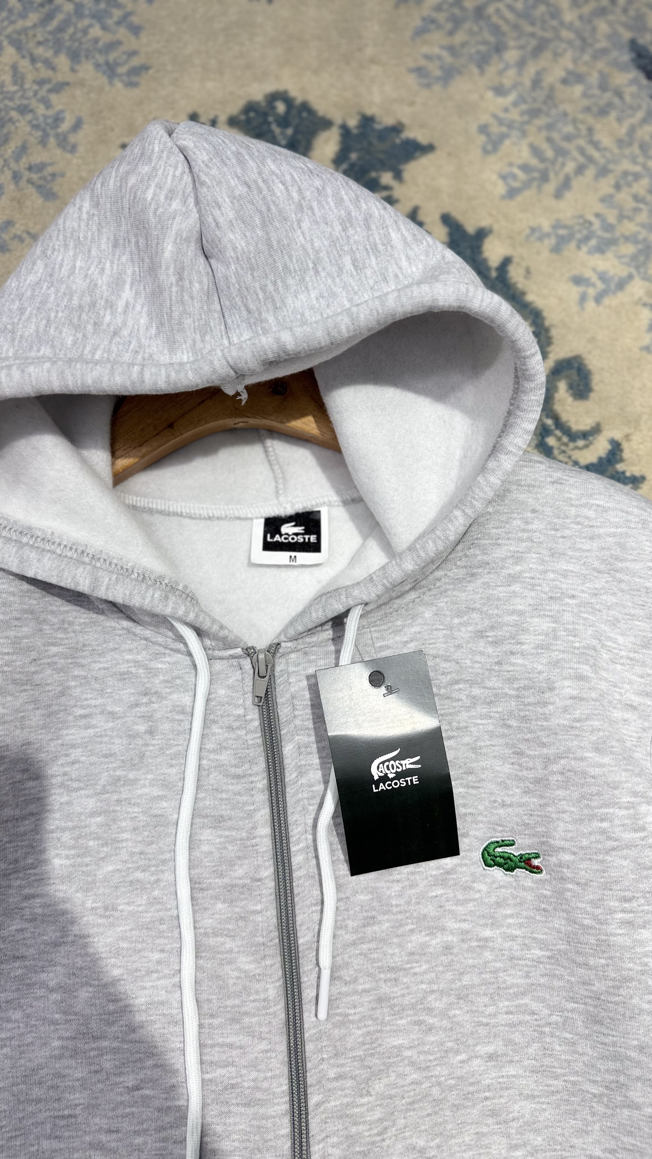 Lacoste Grey zipper