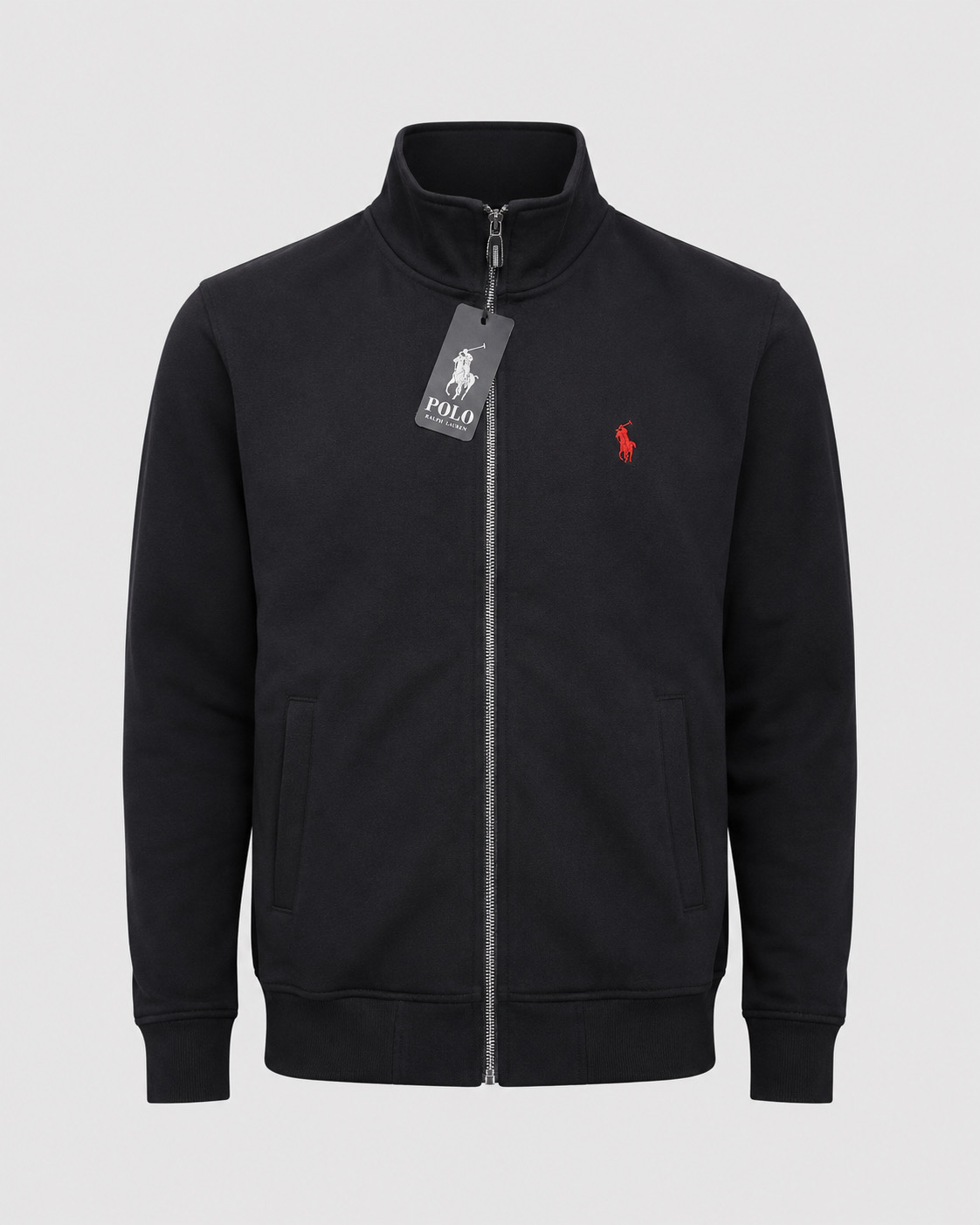 Polo-ZIPPER-black