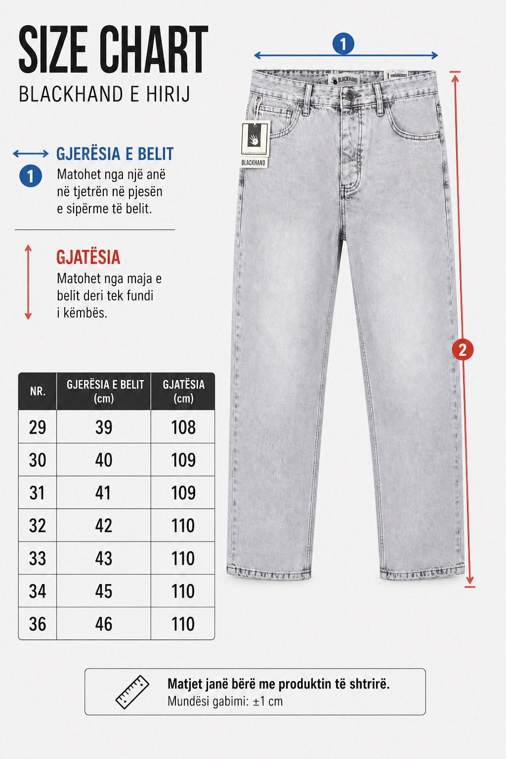 Silver Wash Denim BAGGY