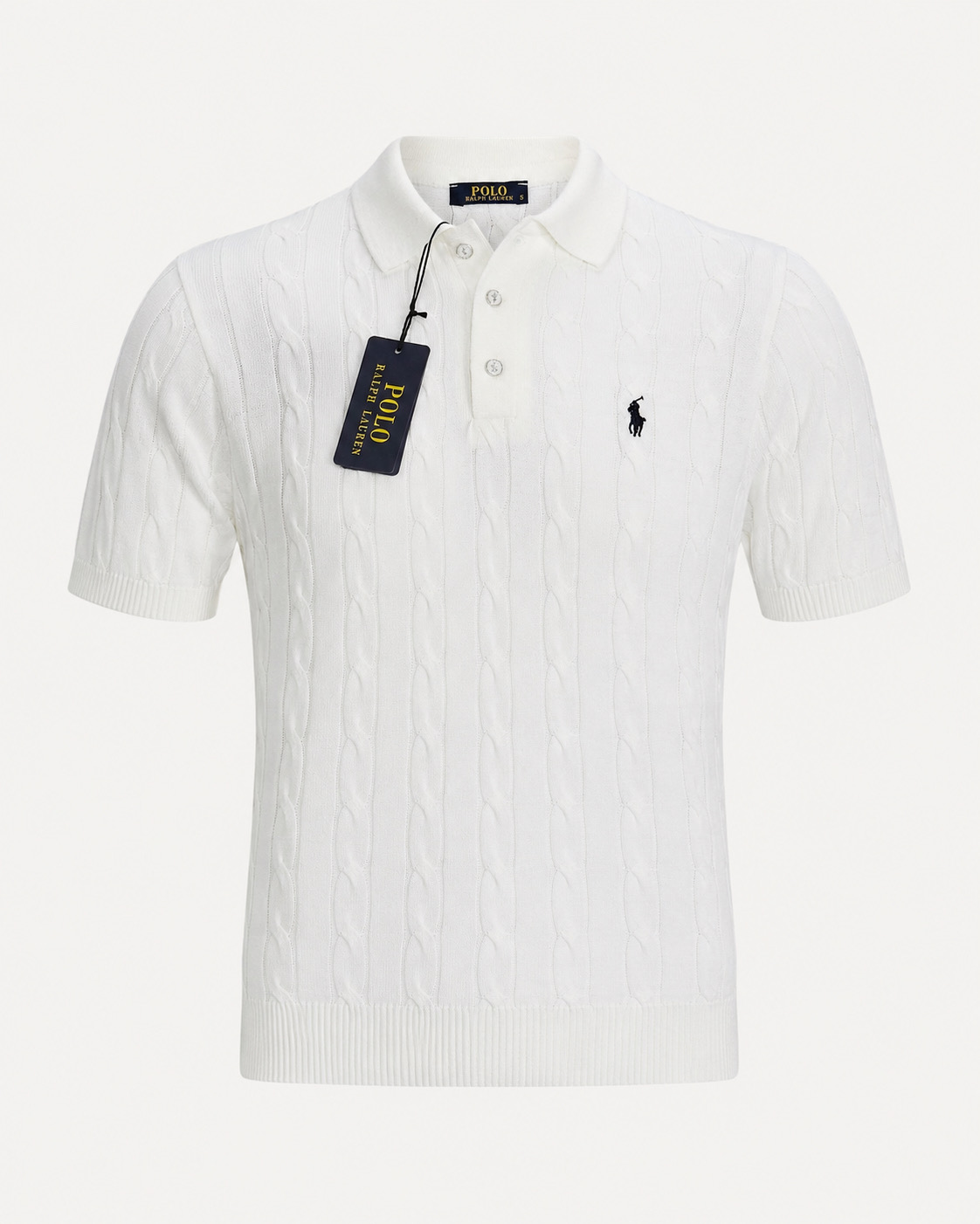 Polo White Knit-me kapse