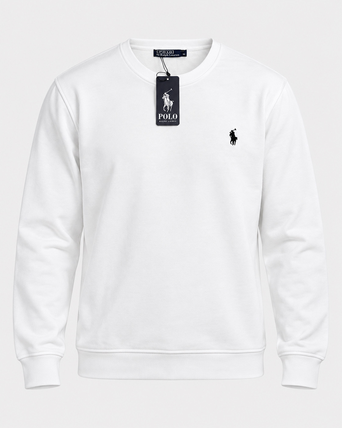 Polo Sweater White