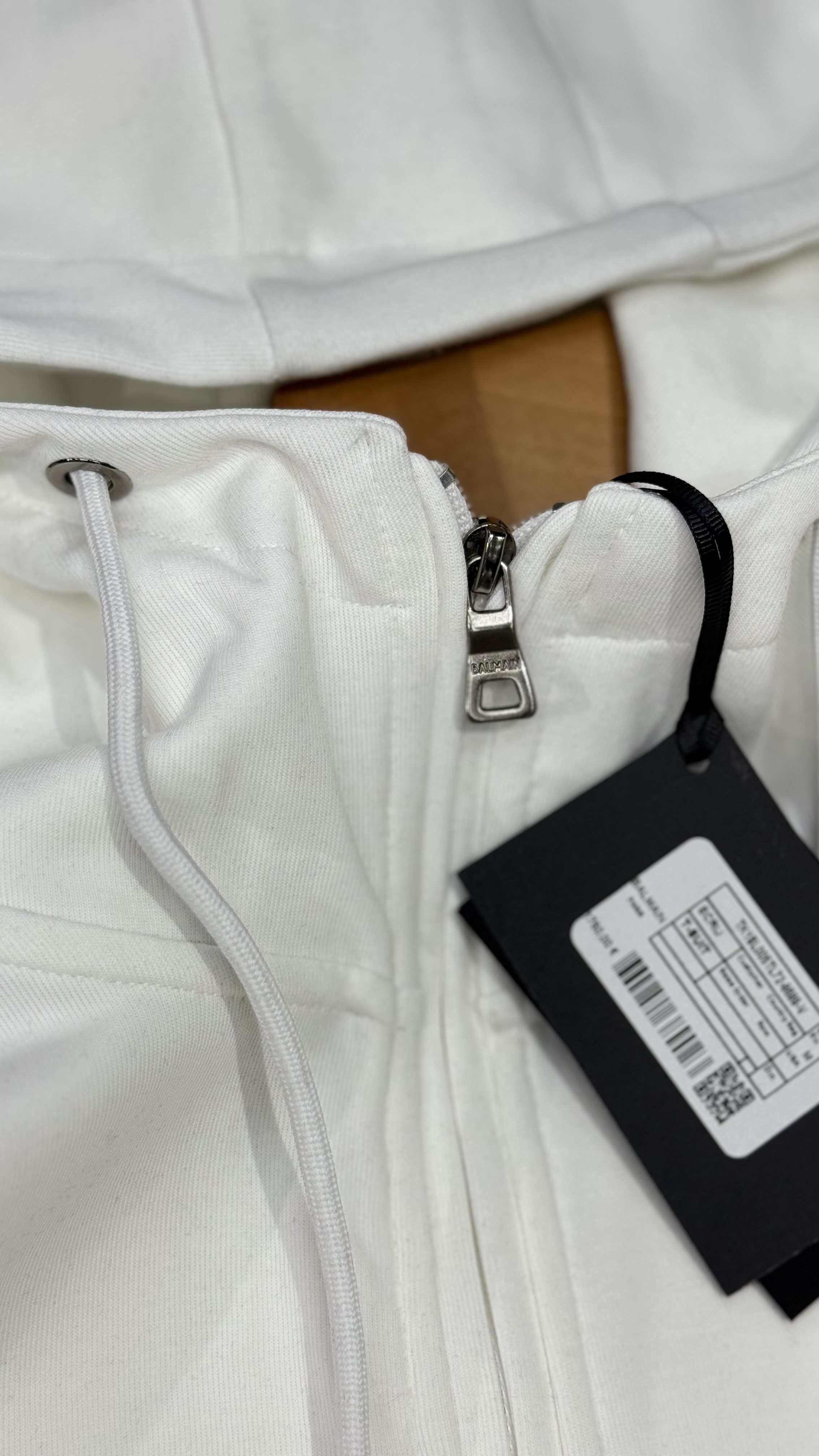 BALMAIN Ivory-Zip