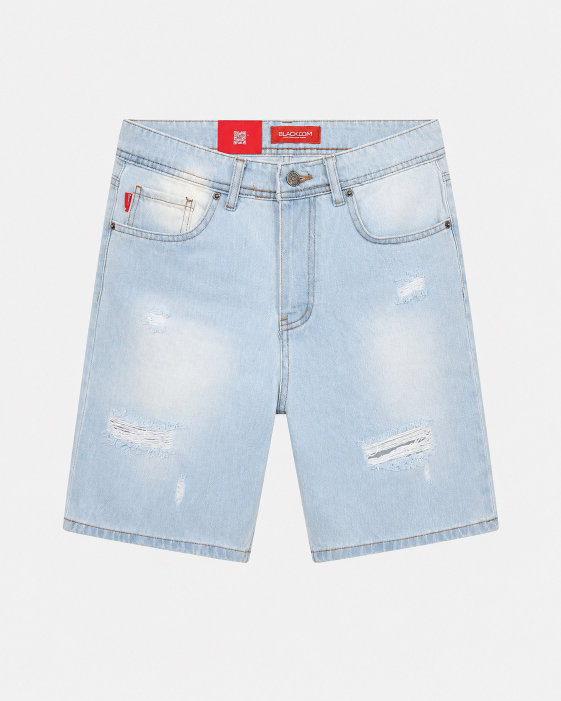 Baggy Shorts-Light blue jeans